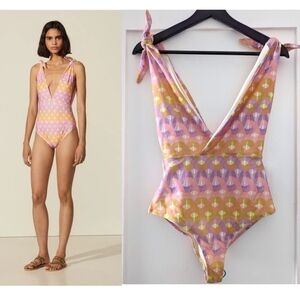 NEW SANDRO | Enja V-neck Swimsuit
